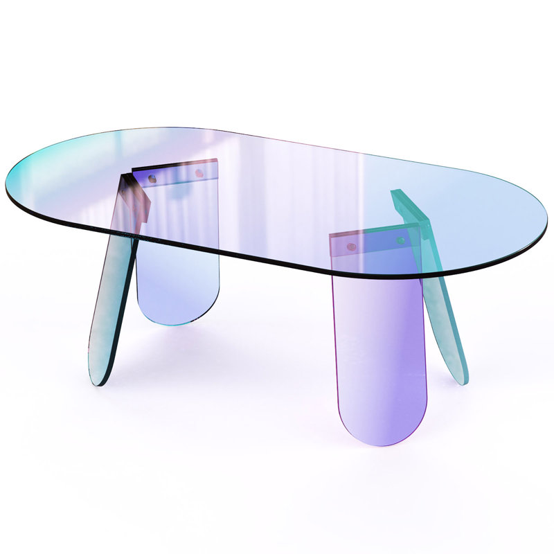 Table basse en acrylique