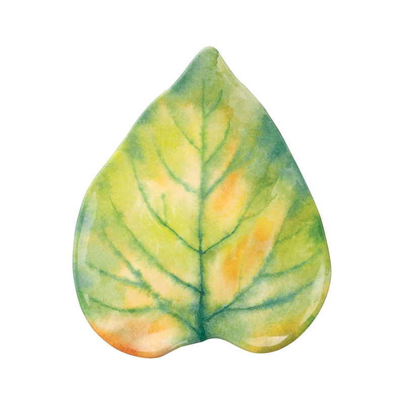 Chmura Birch Leaf 9.5" Melamine Salad Plate