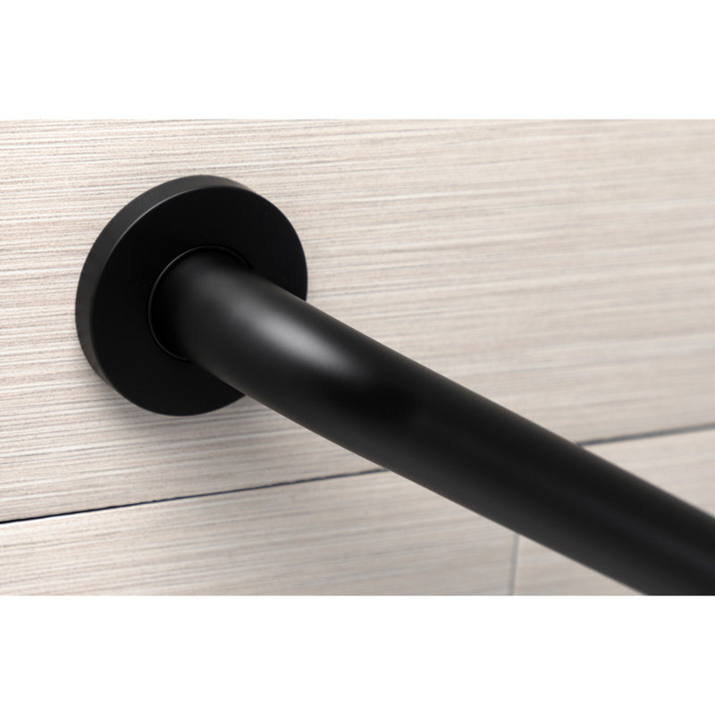 Kingston Brass Silver Sage 1-1/4 Inch O.D Grab Bar, 2.88" H x 18.75" W x 2.75" D, Matte Black