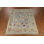 Vegetable Dye Blue Oushak Turkish Area Rug 9x11