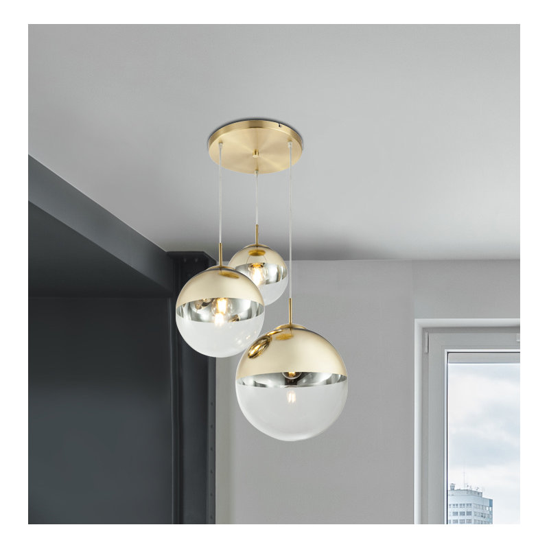 Saundra 3-Light Cluster Pendant