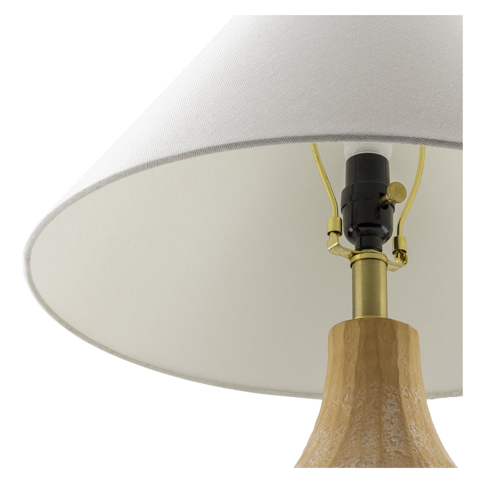Ceramic Table Lamp, 28" H x 18" W x 18" D