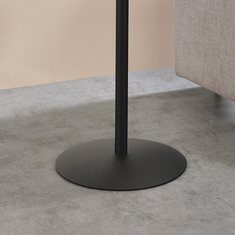 Table de bout l 17,5 po Cirillo avec plateau texturé en marbre gris