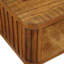 Table basse de 41,5 pouces rectangulaire en bois pour le salon Table basse avec pieds en bois massif