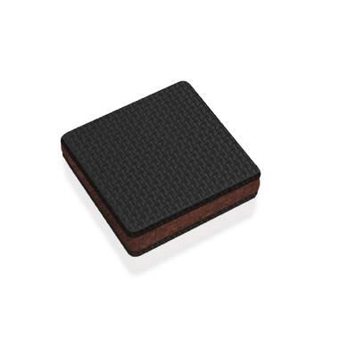 GorillaPads 1 Inch Non-Slip Furniture Pads/Gripper Feet Skids (Set of 32)  Self Adhesive Rubber Floor Protectors, Round, Black, CB147-32