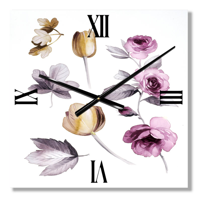 Horloge murale Wildflowers, Petit