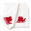 Santa Polyester Embroidered Square Napkin