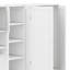 Space-Saving Wooden Platform Bed with Desk, Wardrobe, Drawers and Storage Shelves-424189119