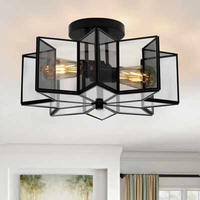 Aire 2 - Light 41cm Unique/Statement Star Semi Flush Mount Light