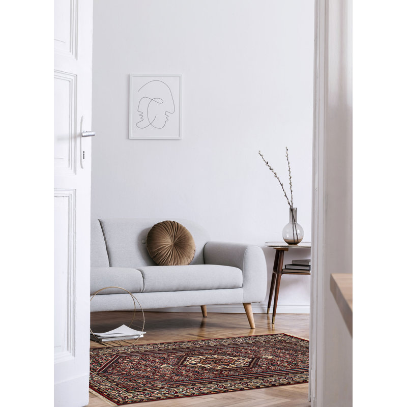 Bijar Red Rug 3'0" x 5'2"