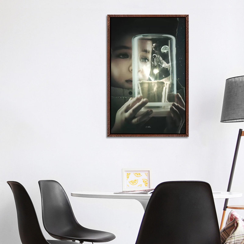 Childhood Dreams by Rob Hakemo - Print on Canvas, Classic Brown Wood Framed, 101.6 cm H x 66.04 cm W