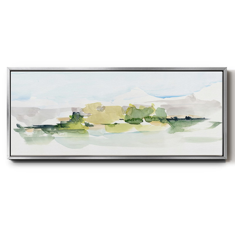 Tangerine Sunset I- Framed Canvas