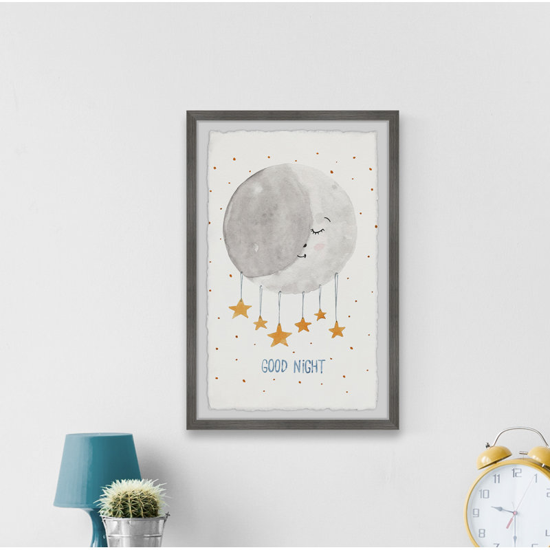 Berggren Good Night Stars, reproduction encadrée, H 12 po x l 8 po x P 1,5 po