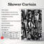 Cubist People Motifs - Rideau de douche standard 1 pièce-647386863