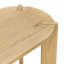 Kering Oak Wood Oval Console Table 