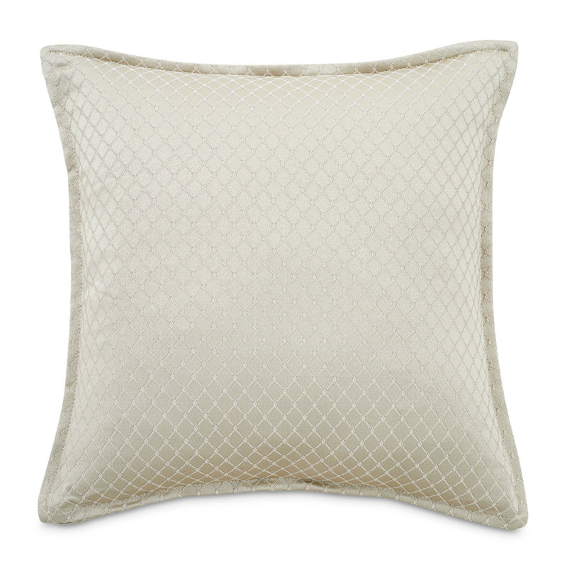 Sycamore Grove Ivory and Silver Queen Comforter Set with Decorative Pillows