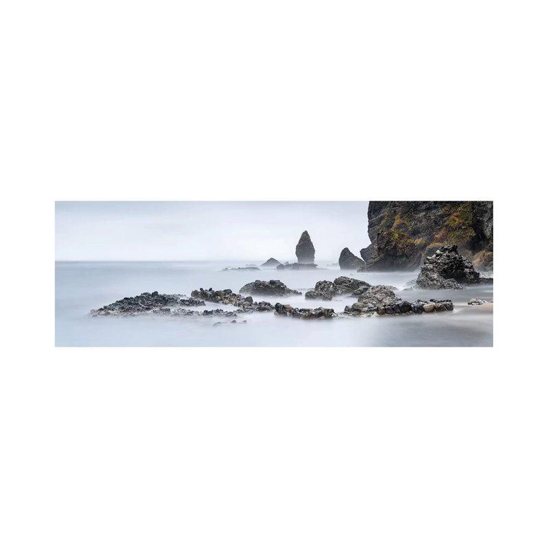Rocky Coast Of Hokkaido In Northern Japan by Jan Becke - Wrapped Canvas Panoramic Print, 30.48 cm H x 91.44 cm W x 3.175 cm D