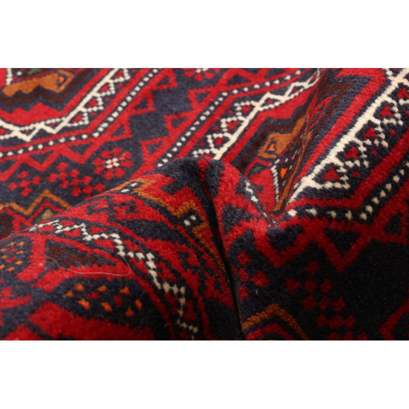 Tapis unique en laine noué à la main 3 pi 7 po x 6 pi 6 po nouvel âge Darija