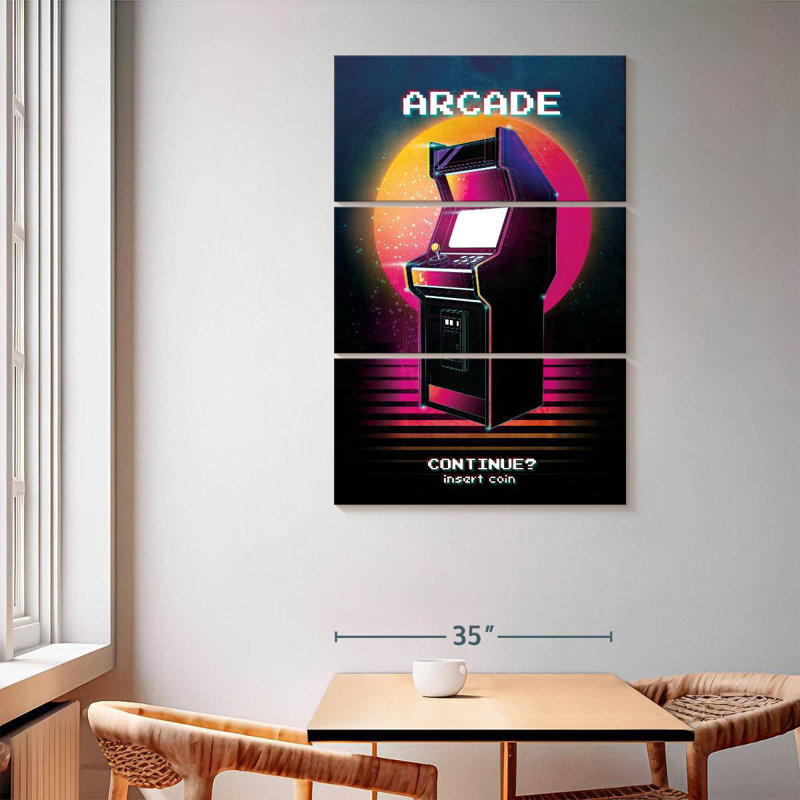 Keiraleigh Arcade Machine, 65" H x 42" W