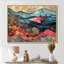Aurel, Stingray abstrait dans un aquarium, collages colorés III - Stingray, art mural-51793763-231575313-51793767
