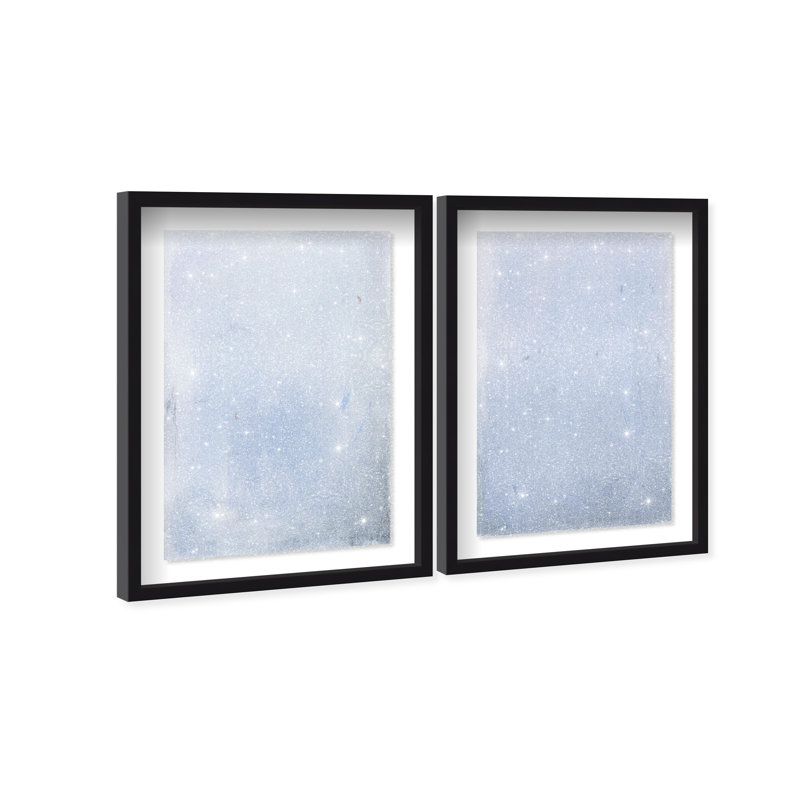 Calm Waters Shadowbox Abstract Print by Oliver Gal, Black Frame, 10 x 15, 21.5"H x 31.5"W, Black Shadowbox