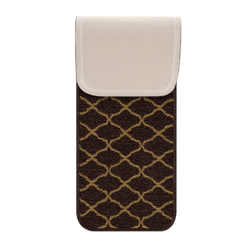 Tapis d'escalier Stroude, Brun / Doré, 7