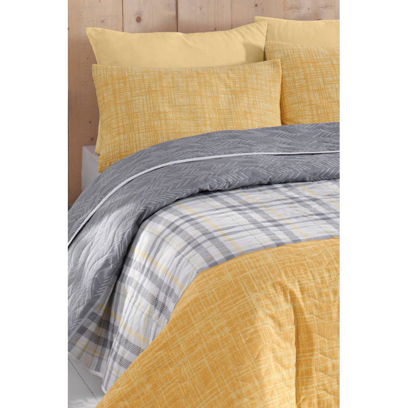 Massira North Bedspread, W155 x L200cm, Yellow