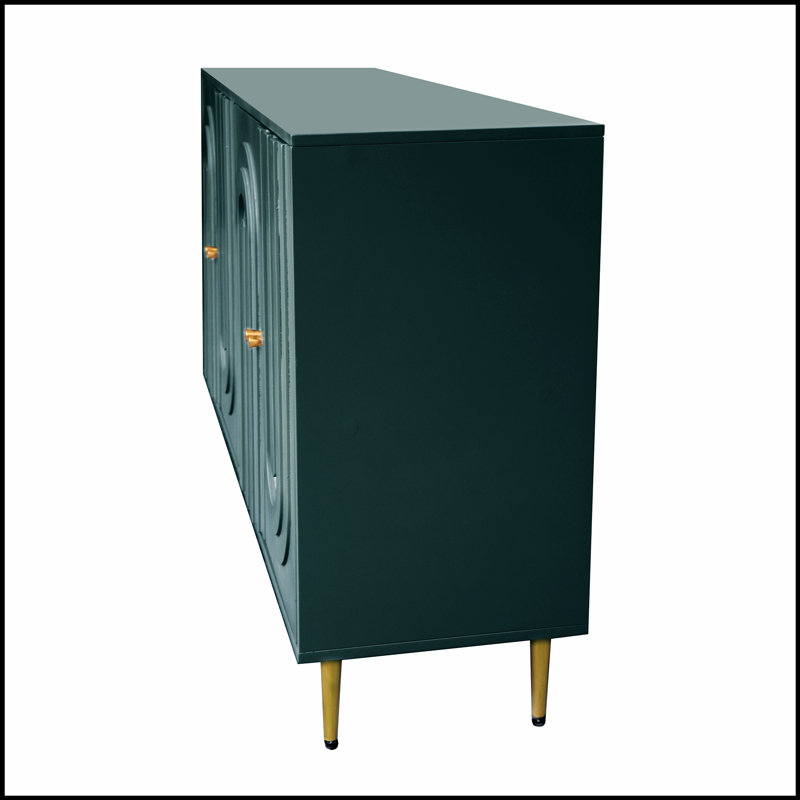 Armoire de rangement Buffet Modern, Vert
