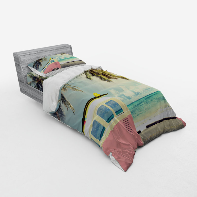 Coastal Polyester Duvet Cover, Twin XL Duvet Cover + 2 Additional Pieces