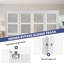 Portes de garde-robe coulissantes en verre givré double avec trousse de quincaillerie d'installation-105304900-125591955-125591953