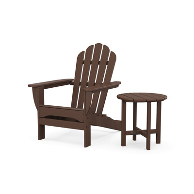 Chaise Adirondack avec table d'appoint Monterey Bay