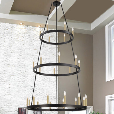 Arthi 26 - Light Wagon Wheel Chandelier