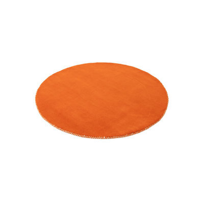 Solid Colour Wool Hand Woven Area Rug