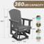 Chaise berçante rotative en PEHD Adirondack-1786168236