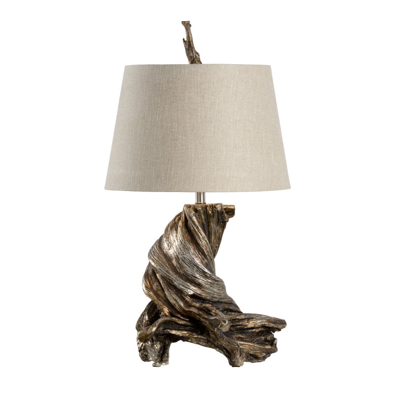 Olmsted Table Lamp, Antique Silver Leaf