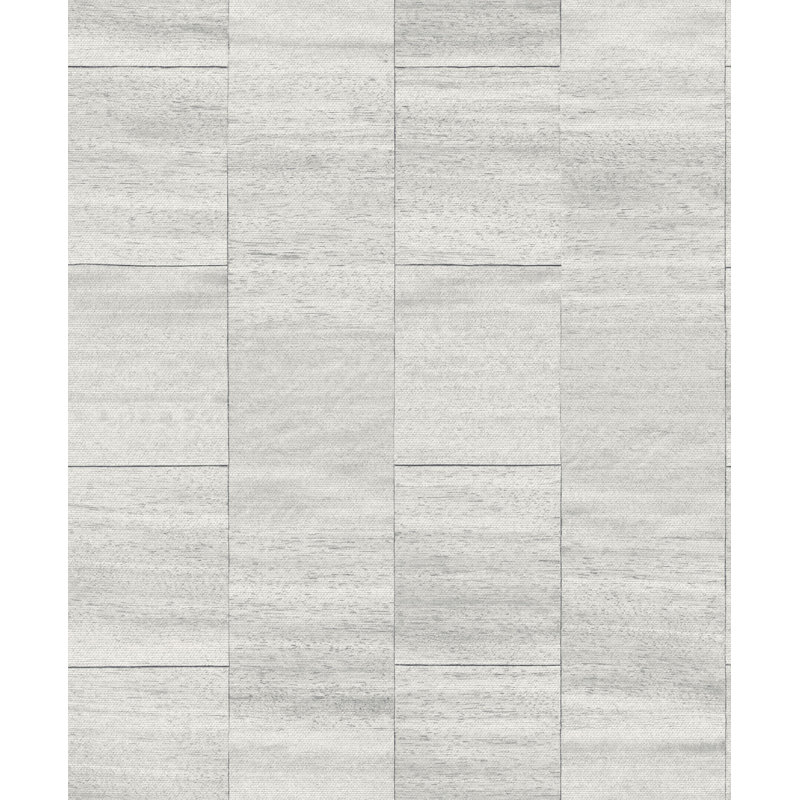 Papier peint texturé non tissé Orca Pi., Blanc / Gris