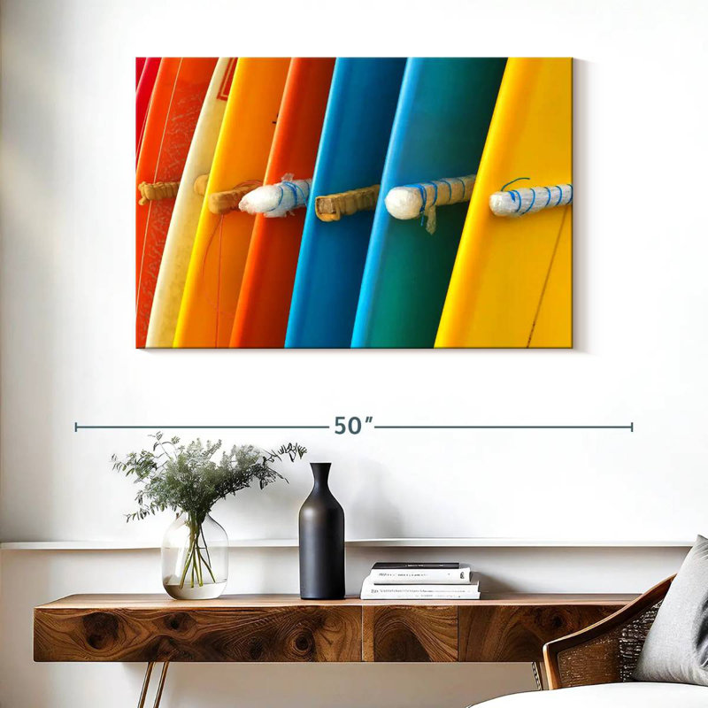 Senne Surfboard Colors, 26" H x 39" W