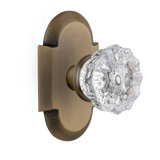 Cottage Plate with Crystal Door Knob