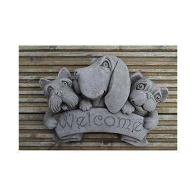 Lester Animals Weather Resistant Stone Garden Statue