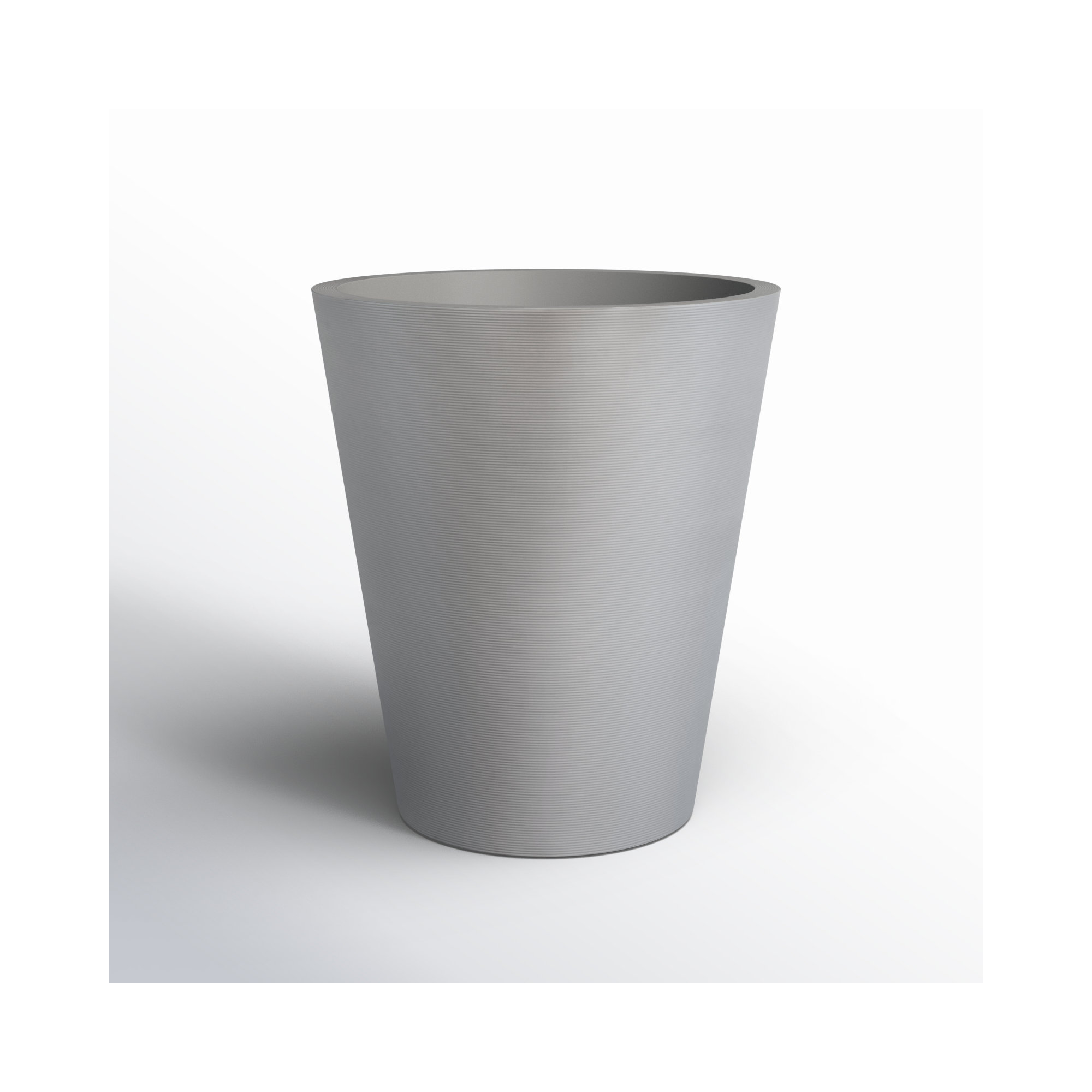 Pro Series Curve Thirty Planter, Gray