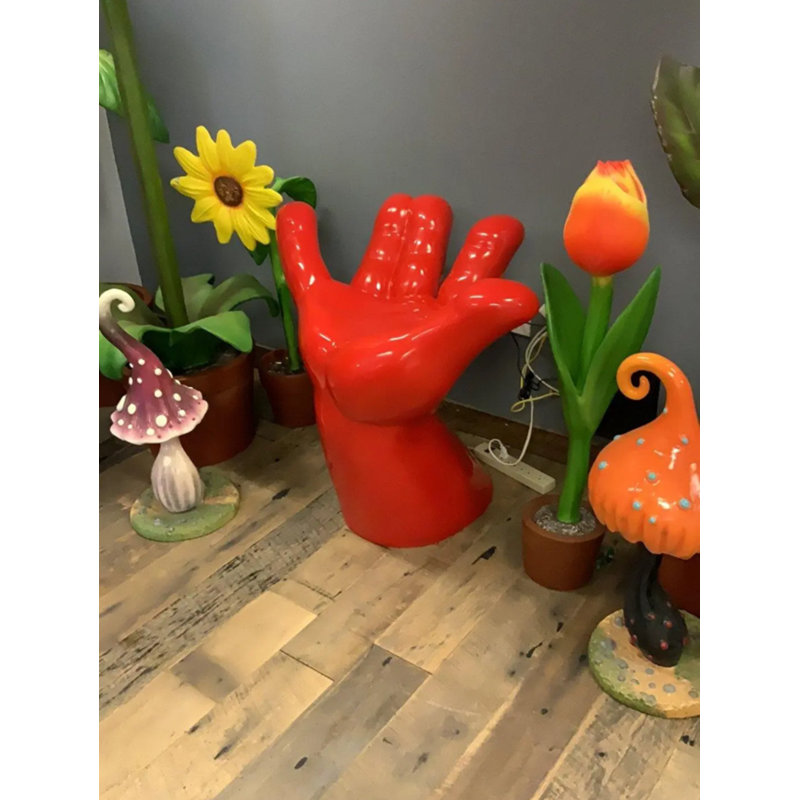 Petite statue de tulipe en pot