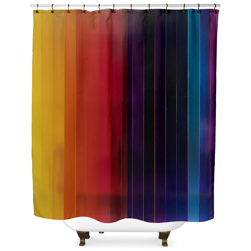 Rideau de douche Spectrona, H 84 po x l 71 po