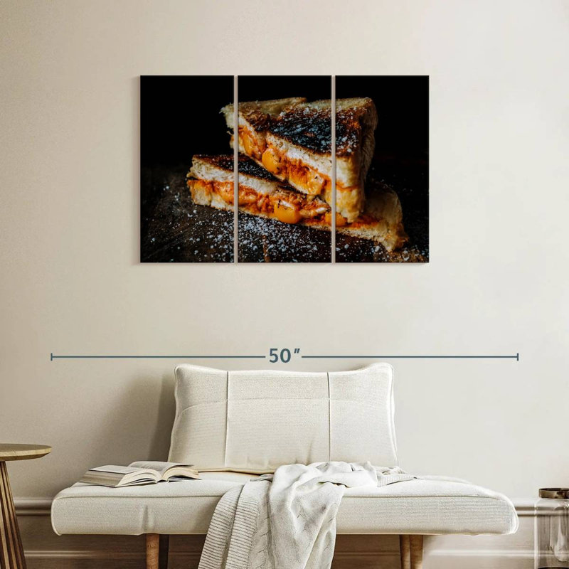 Yarlin Grilled Cheese, 24" H x 38" W