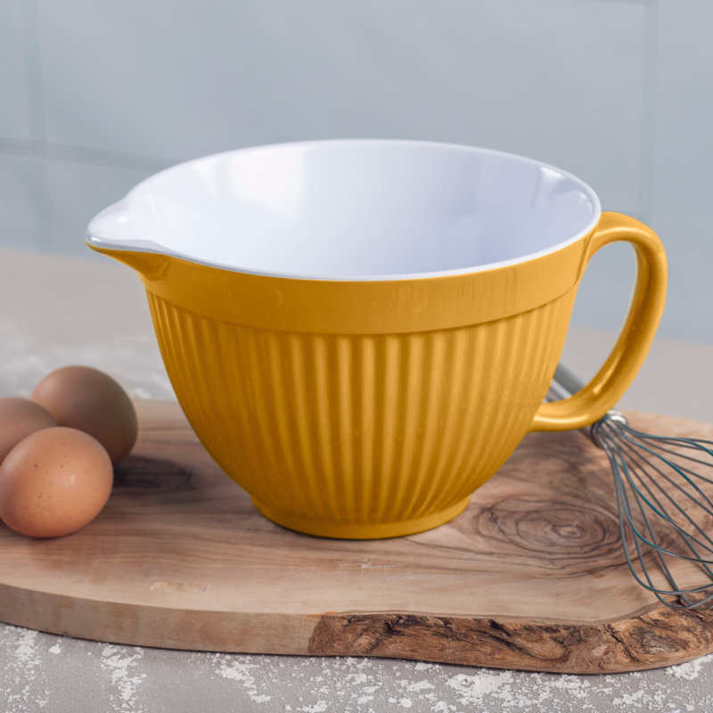 Melamine Mixing Bowl Jug 20cm, Mustard