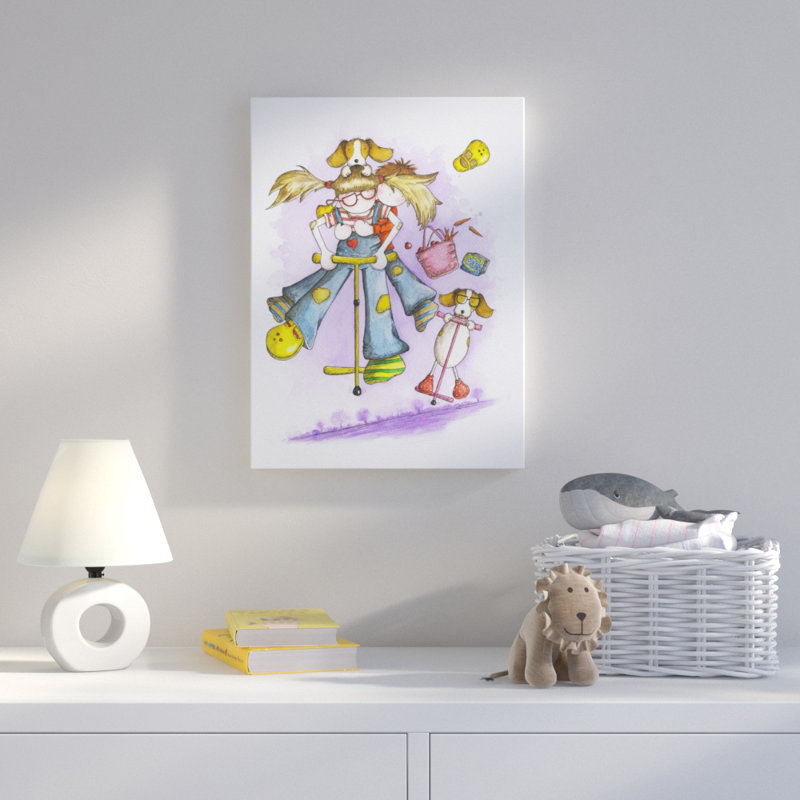 « the beagle a landed », art sur toile, H 19 po x l 14 po