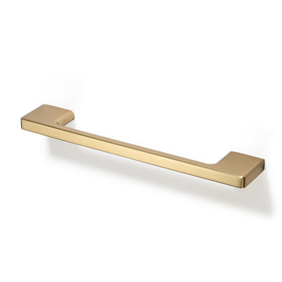 Paquet de 10 poignées d'armoire classiques - 5 po / 128 mm espacement des vis Poignées de meuble bronze champagne pour armoires de cuisine Poignée d'armoire de chambre à coucher