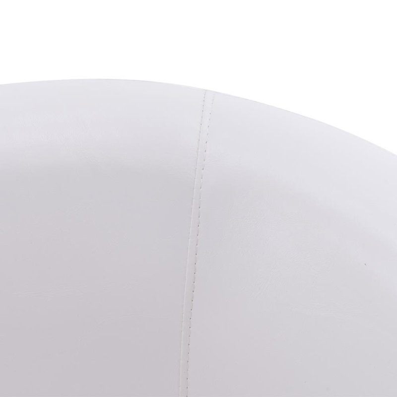Fauteuil demi-tonneau blanc