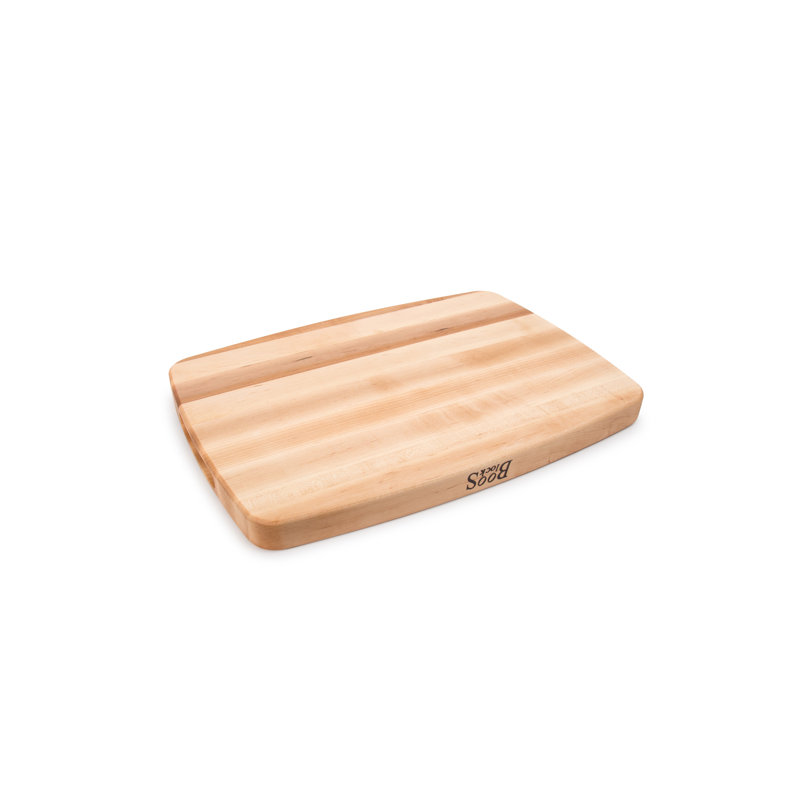 John Boos Maple Wood Reversible Cutting Board with Juice Groove