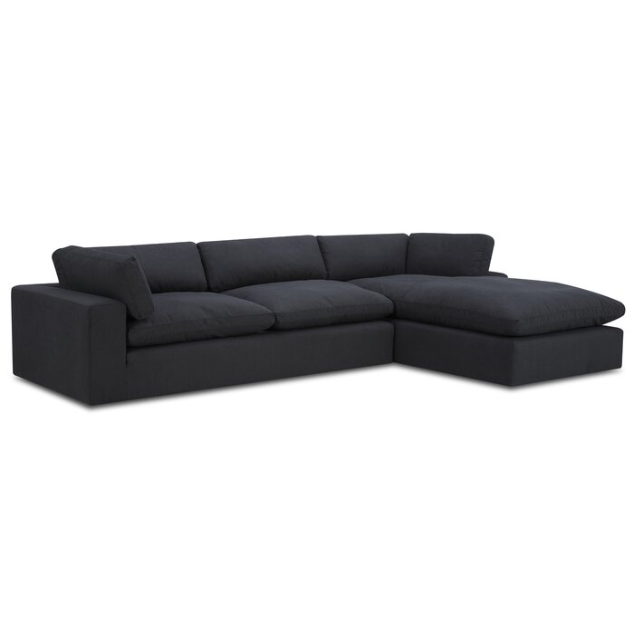 Asher 2 - Piece Upholstered Chaise L-sectional & Reviews 