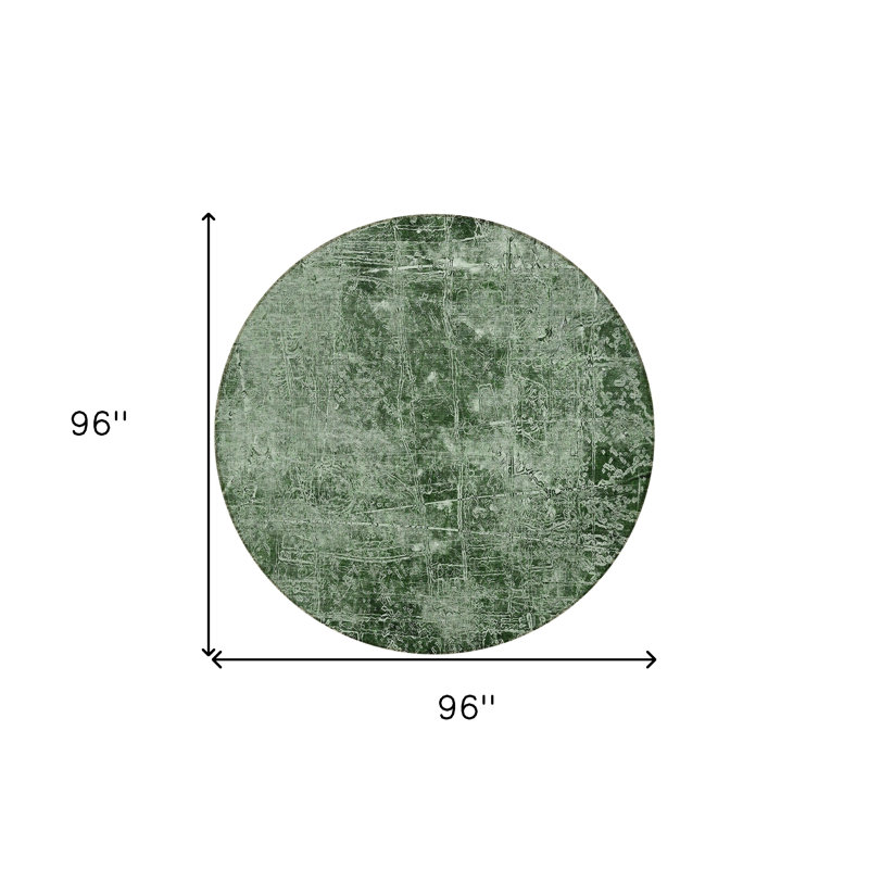 Tapis extérieur rond 8 po Emerald